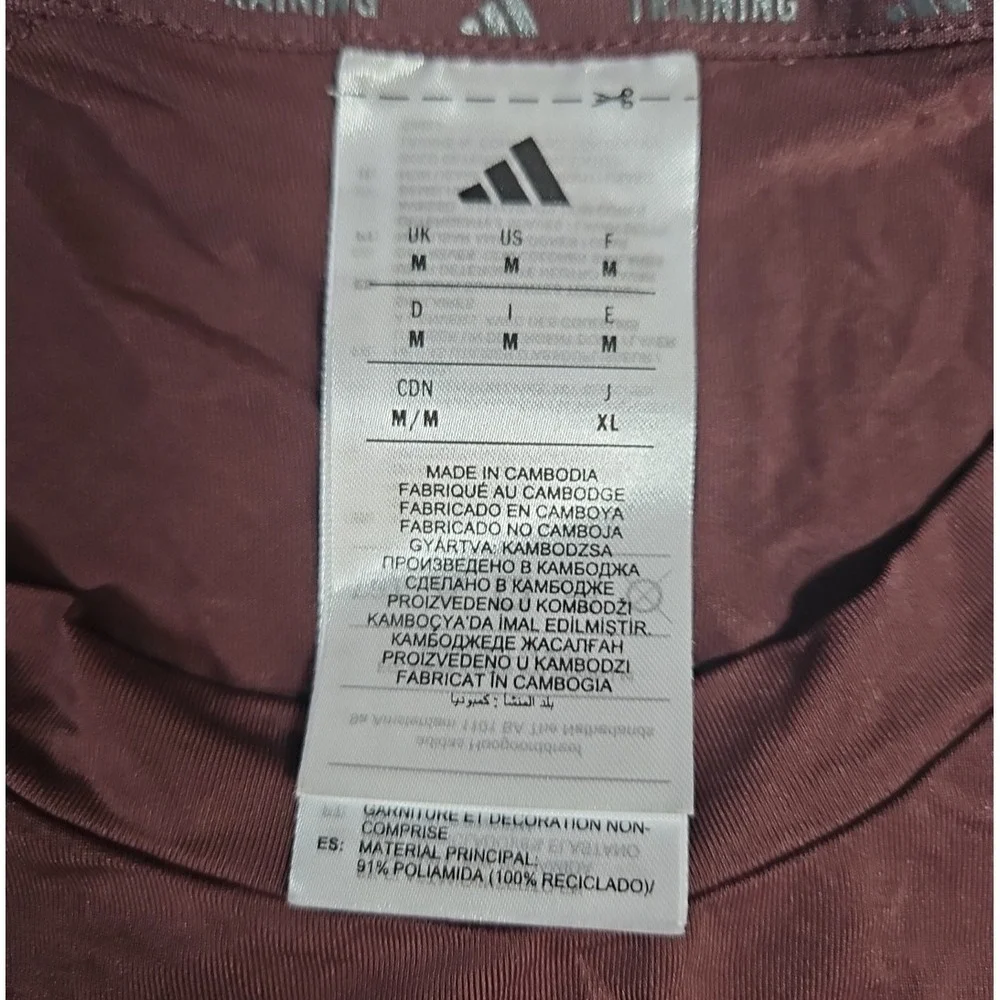 Adidas Mens Maroon ClimaCool Sleeveless Training Tank Top Size Medium‎ NWT